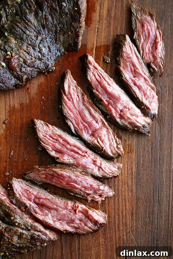 Perfectly seared skirt steak with golden shallot compote, promising a delicious and easy weeknight meal.
