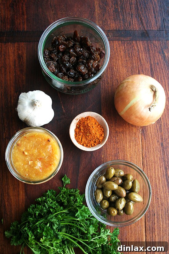 Key ingredients for Moroccan chicken tagine: ras-el-hanout and preserved lemons