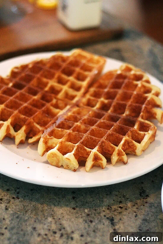 Wade's famous homemade waffles
