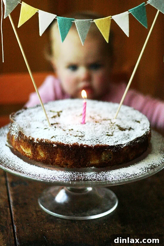Slice of beautiful rhubarb-cornmeal cake