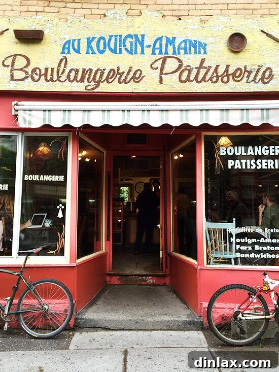 Exquisite pastries from Kouign Amann bakery in Montreal.