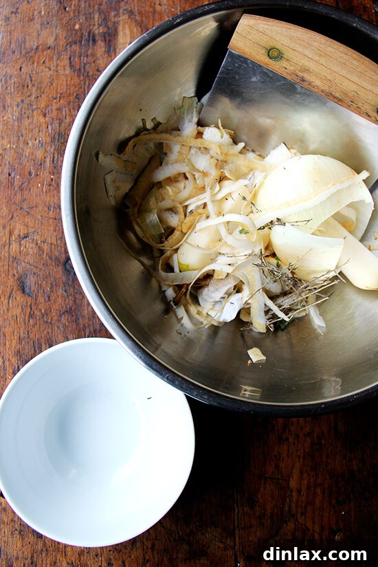 garbage bowl bench scraper