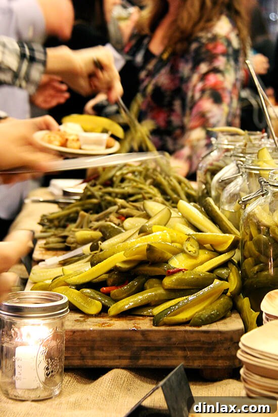 Assortment of artisan pickles, showcasing American Made food craftsmanship.