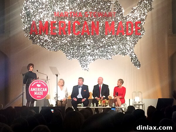 The final panel of the American Made Summit featuring Charlotte Beers, Martha Stewart, David Bobbitt, Tim Davis, and Barbara Corcoran.
