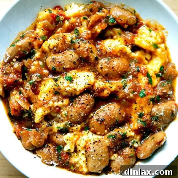 Slow cooker gigante beans.