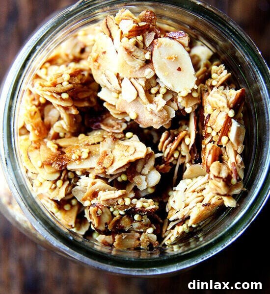 coconut oil granola