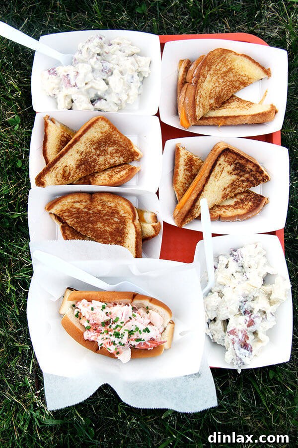 Delicious grilled cheese sandwich, a comforting option from Bite Into Maine.