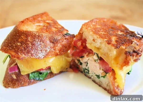 Ingredients being prepared for a fresh, homemade American Tuna melt