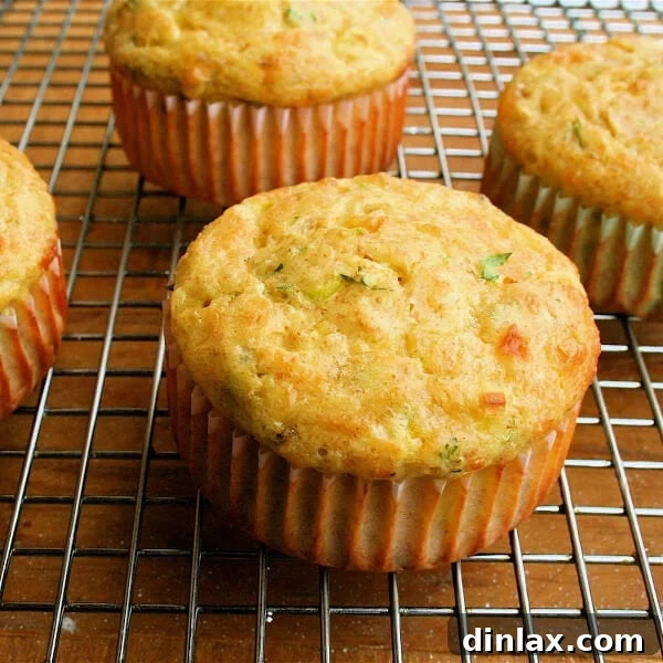 Savory Low-Carb Cottage Cheese Muffins with Cheddar and Scallions 2 Close-up of a freshly baked cottage cheese muffin, showing its golden-brown top and savory texture.