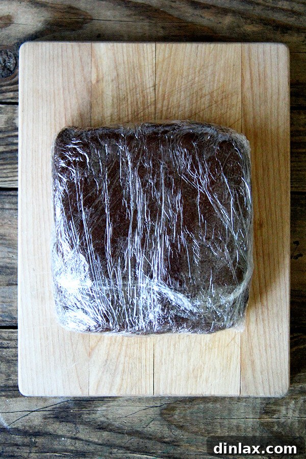 TKO cookie dough prepared for rolling, a key step in creating homemade Thomas Keller Oreo ice cream sandwiches.