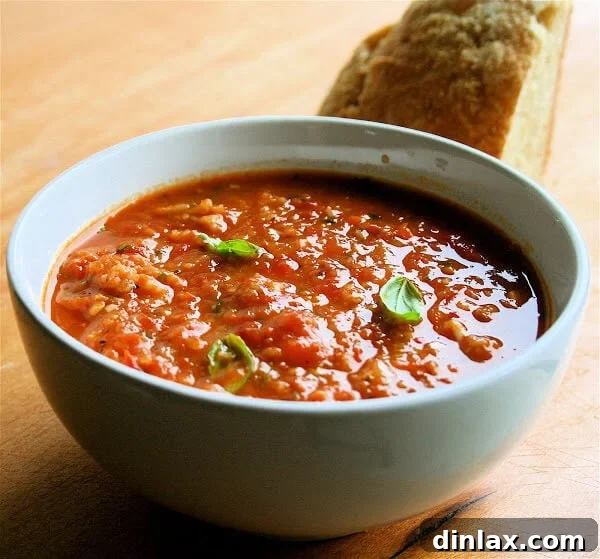 This roasted tomato soup has been made completely to taste. If you start with a base of slow roasted tomatoes, onions, garlic and shallots, I assure you your soup will be a success. Served with a few shavings of Parmigiano Reggiano and a piece of crusty bread, it makes a wonderful late summer meal. This roasted tomato soup has been made completely to taste. If you start with a base of slow roasted tomatoes, onions, garlic and shallots, I assure you your soup will be a success. Served with a few shavings of Parmigiano Reggiano and a piece of crusty bread, it makes a wonderful late summer meal.