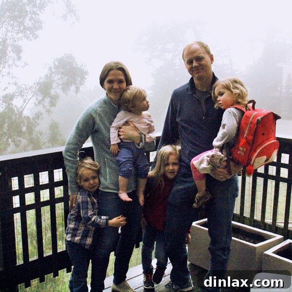 Cookbook Shoot Secrets and Bay Area Food Finds 32 A family group photo taken outdoors, signaling the end of a memorable trip.