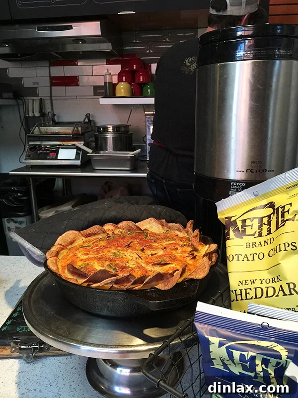 The frittata at Farley's cafe in Oakland, which served as the original inspiration for this potato-crusted quiche.