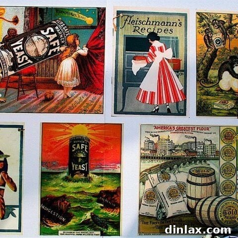 Vintage posters promoting bread and traditional food, lining the walls of a bread stall at Slow Food Nation’s Taste Pavillion, reflecting the movement's celebration of heritage foods.