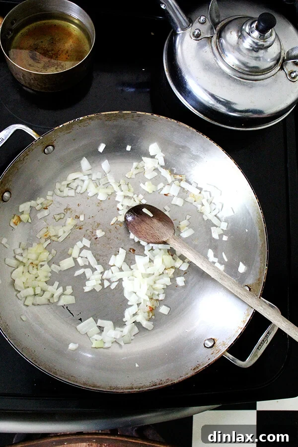 onion frying