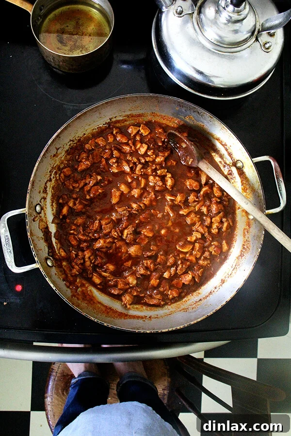 chicken taco filling