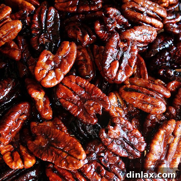 While not the simplest recipe to whip up — this recipe calls for blanching first, then deep-frying — these candied pecans are the crunchiest and most delicious I've ever tasted. // alexandracooks.com Preparing raw pecans for blanching and deep-frying