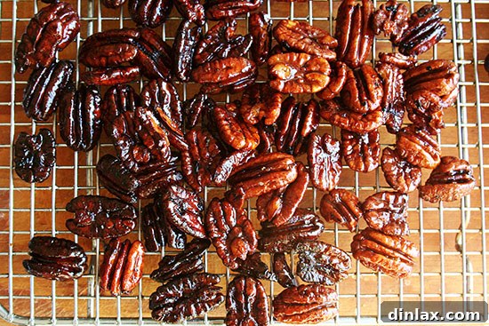 candiedpecans Close-up of freshly candied pecans