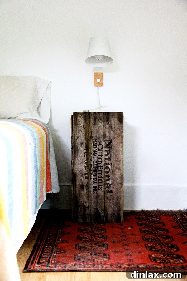 Vintage side table find A charming vintage side table, one of the potential unique finds from an antiquing trip in Bolton Landing, reflecting rustic elegance.