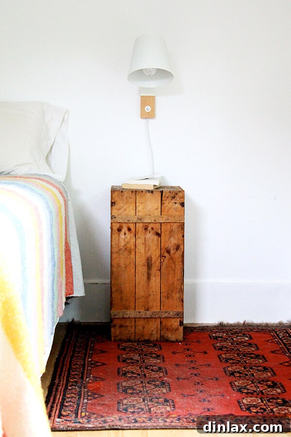 Antique bedside table Another beautiful vintage side table, showcasing a different style and character found during the Lake George antiquing adventure.