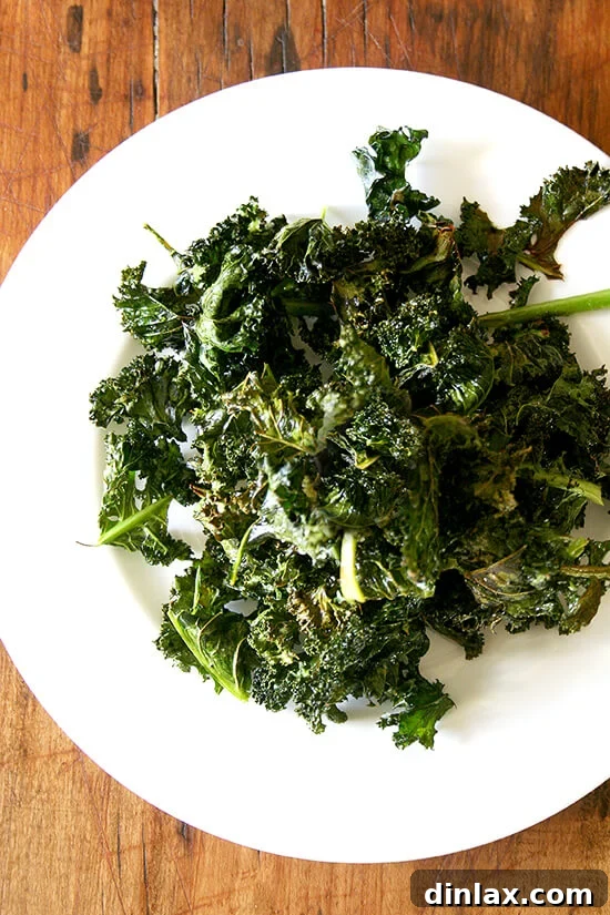 The most delicious, healthy snack you could imagine: crispy kale chips. Better than potato chips. // alexandracooks.com