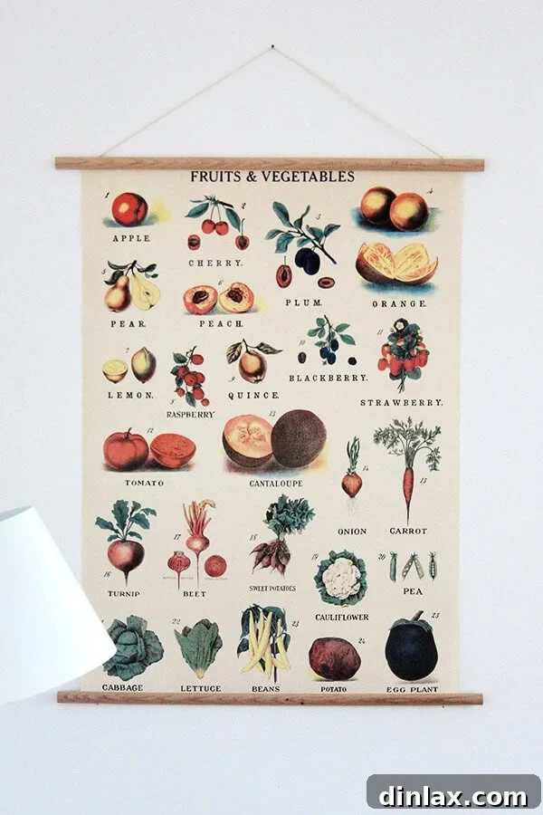 Simple wooden dowel framing kit for posters, available in horizontal and vertical formats.