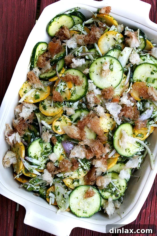 Crispy Summer Squash Gratin The golden-brown crust of the Summer Squash Gratin, showcasing its crispy texture.