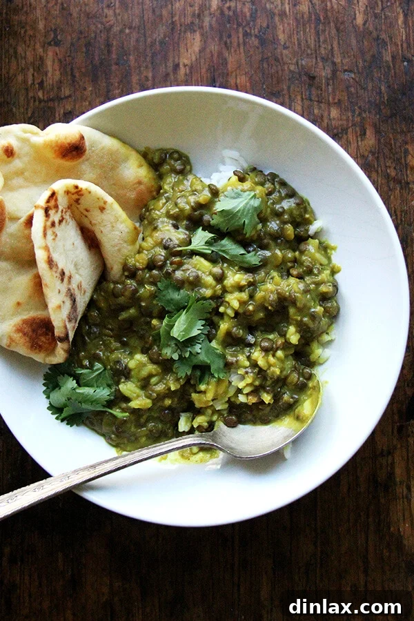 These curried lentils with coconut milk are incredible even completely cold and in solid form. I could live on these lentils. // alexandracooks.com Rich and creamy curried lentils with coconut milk, ready to be enjoyed. This comforting dish is incredibly satisfying, even when served cold.