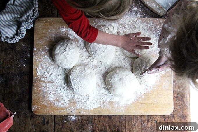 Mastering Skillet Pizza Perfection 10 Six rounds of pizza dough all balled up.