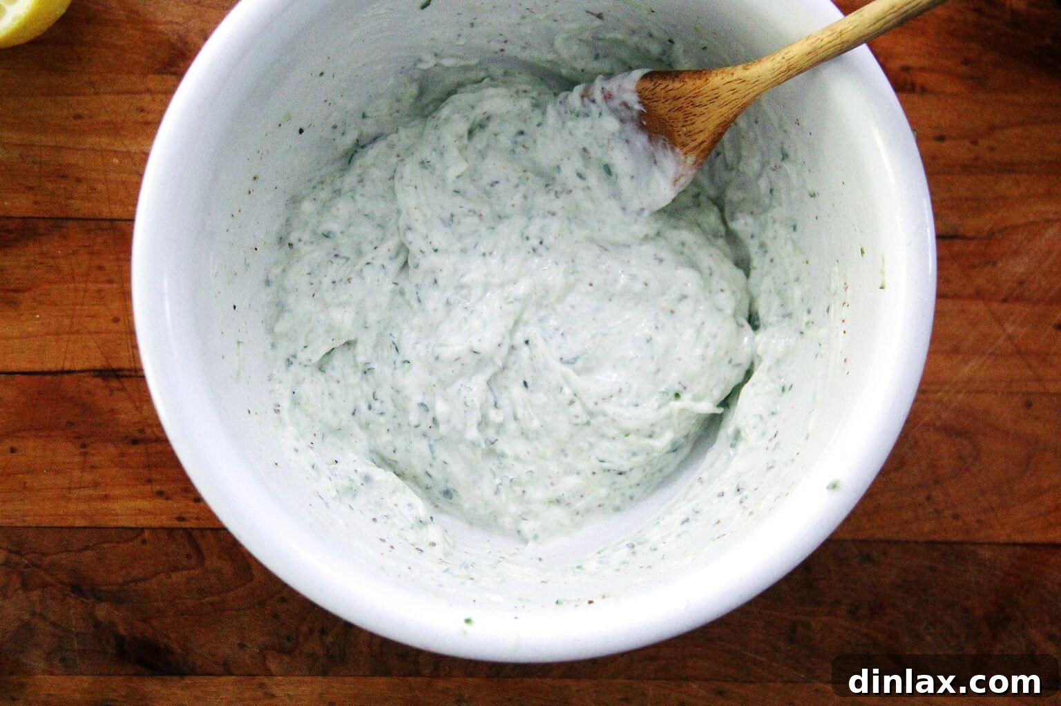 tzatziki in a bowl