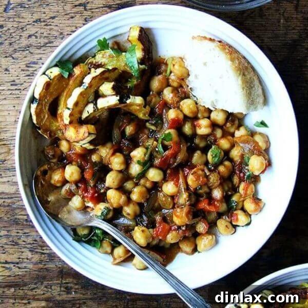 chickpea tagine with tomato jam