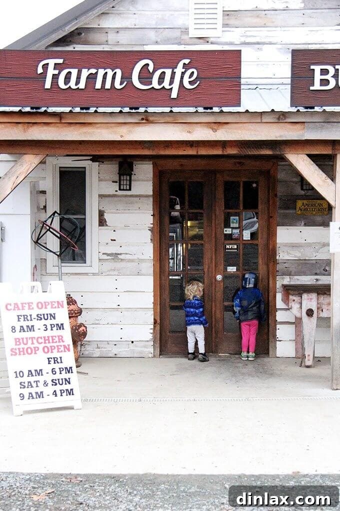 An array of local farm products and gifts, highlighting fresh, seasonal items