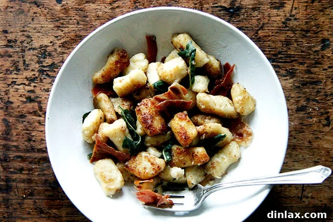A vibrant display of the gnocchi, capturing its irresistible appeal.