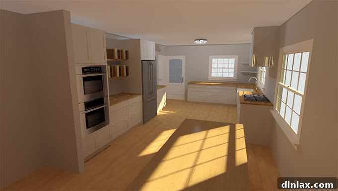 Stunning newly renovated kitchen with ample counter space and modern appliances