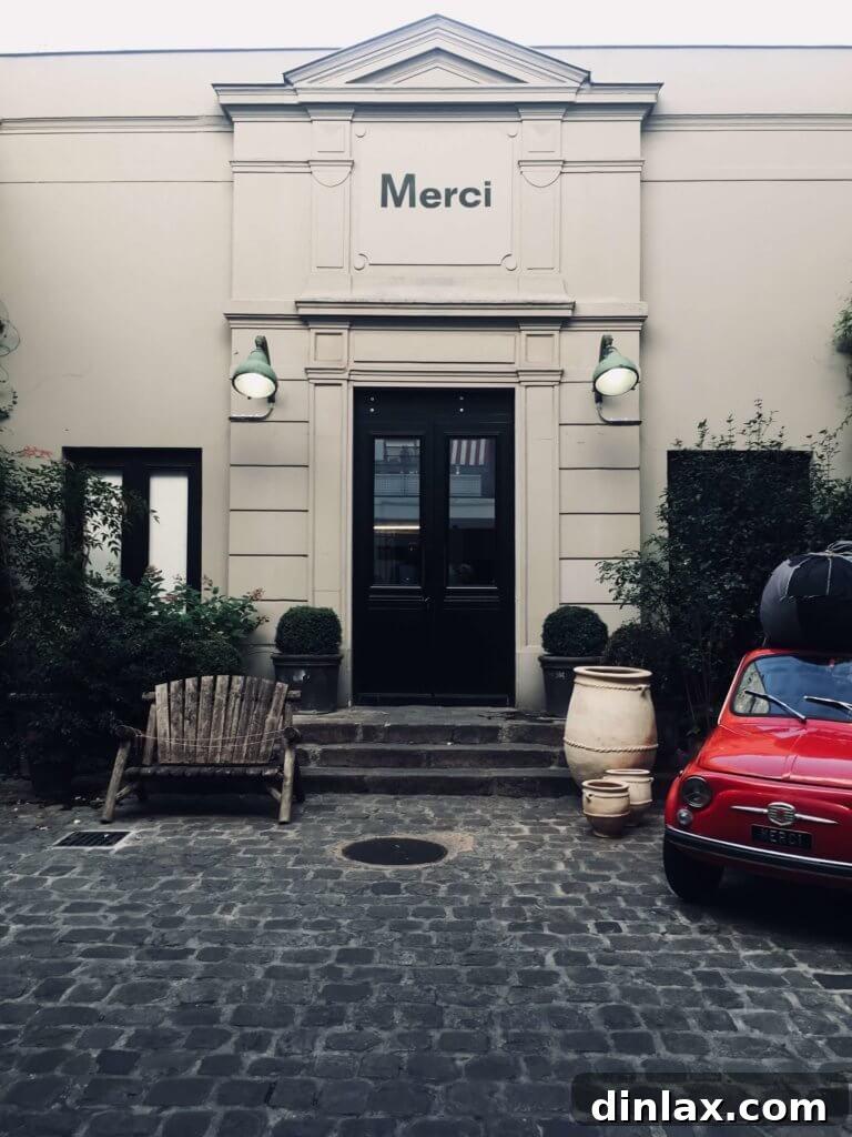 Parisian Gems 26 The interior of Merci concept store, featuring stylish home goods and decor.