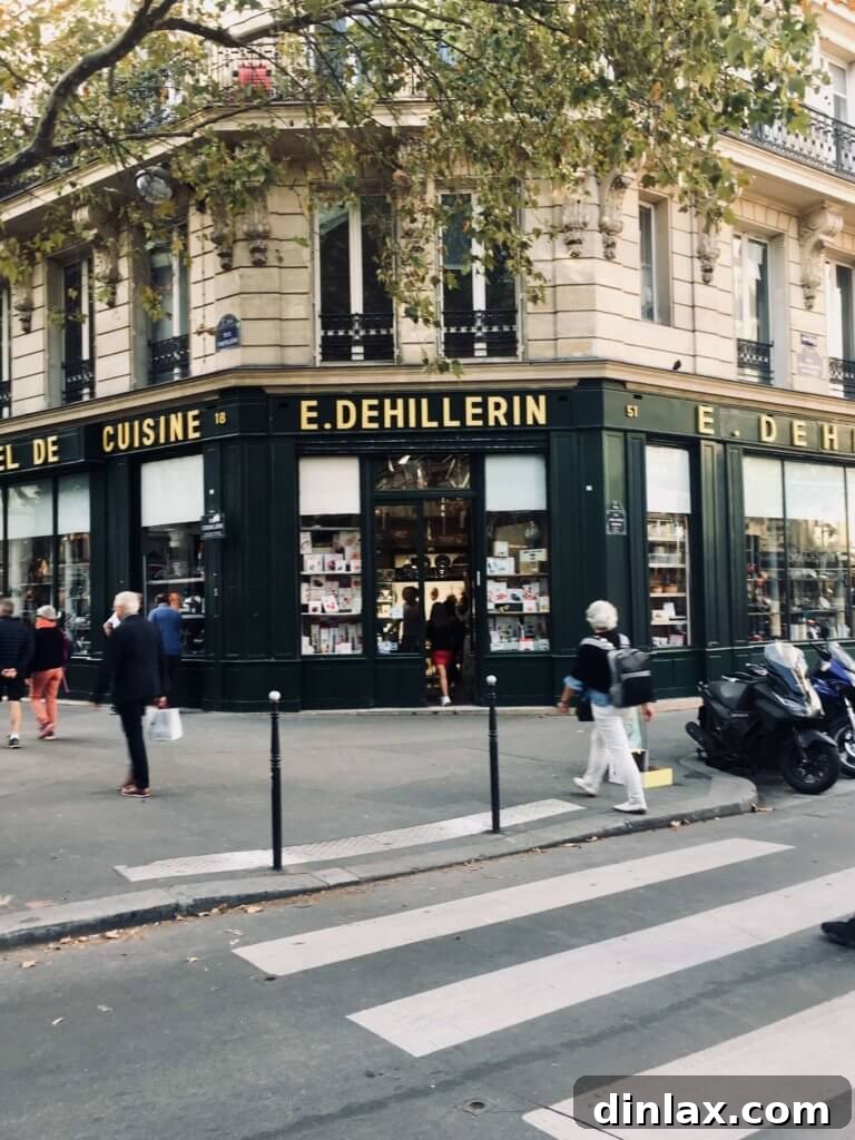 Parisian Gems 32 The bustling interior of E. Dehillerin, a legendary Parisian kitchen supply store.