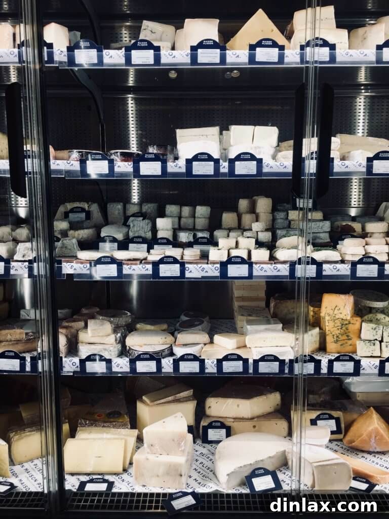 Parisian Gems 45 Various gourmet products and fresh produce beautifully arranged at Maison Plisson.