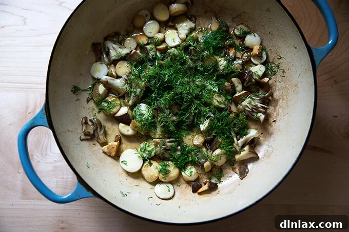 Margaret Roach: Soup, Stories, and So Much More 9 A closer look at the soup, showcasing the fresh dill garnish, adding texture and color.