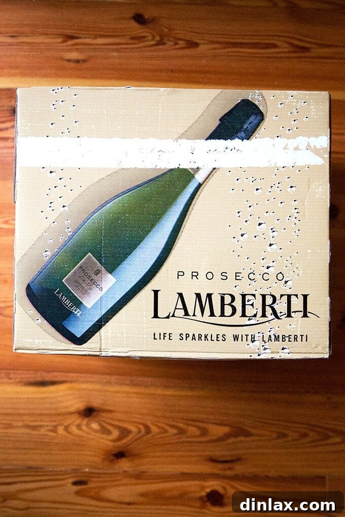 Lamberti Prosecco bottles ready for holiday celebrations