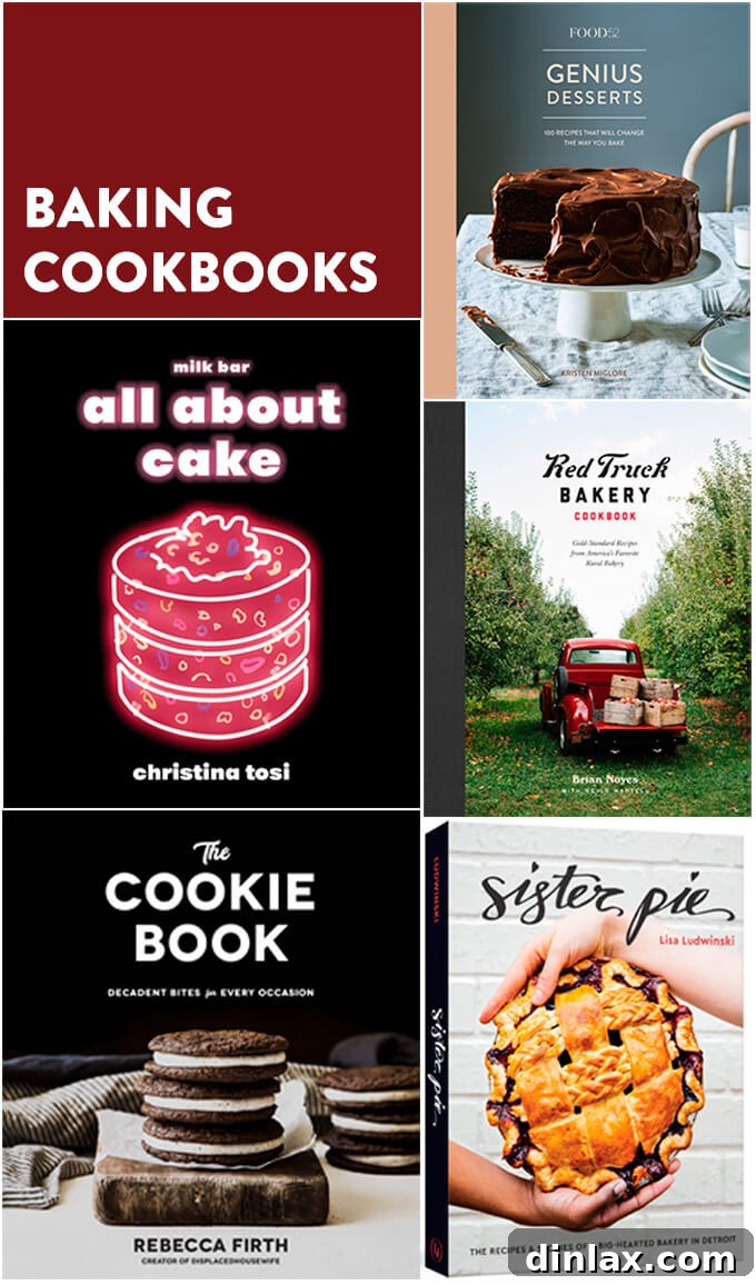An inviting arrangement of the latest fall/winter 2018 baking cookbooks, perfect for inspiring your next sweet creation.