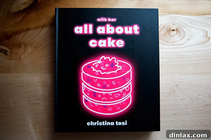 Christina Tosi's All About Cake: for cake lovers of all kinds from mug cakes to cake truffles to Christina's iconic naked (un-frosted) layer cakes, offering a comprehensive guide to modern cake baking.