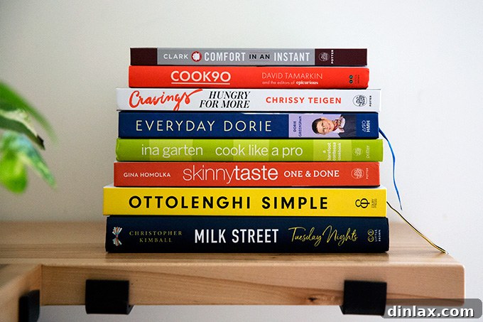 Another enticing view of the new 2018 cookbook releases, promising endless culinary inspiration.