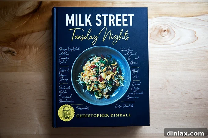 Milk Street's Tuesday Nights: A collection of weeknight friendly meals with global flavors, emphasizing speed and ingredient-driven taste.