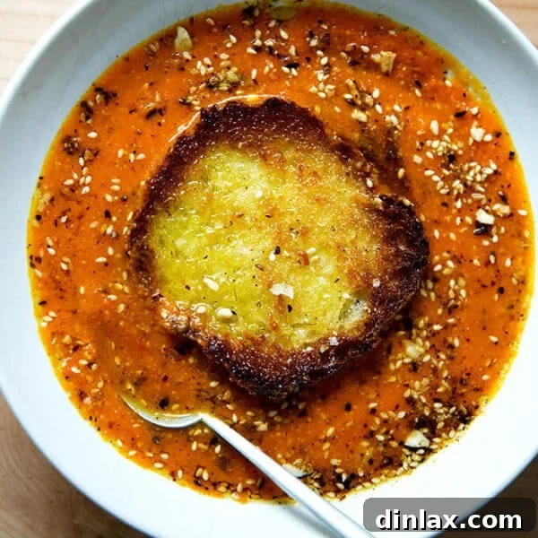 Saffron and Carrot Soup with Olive Oil Toasted Bread and Toasted Almond Dukkah – A delightful vegan meal.