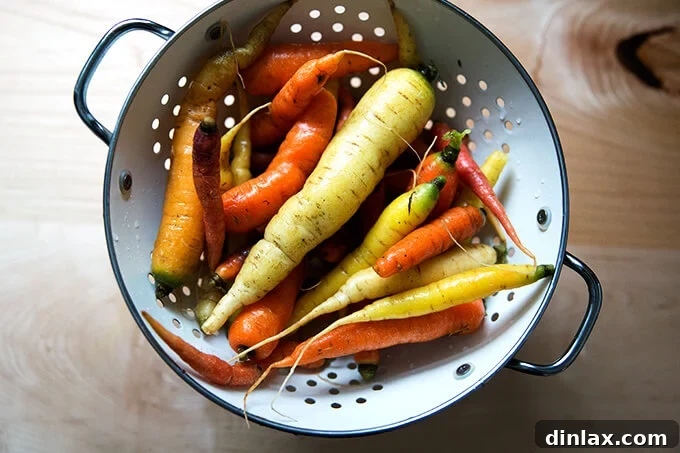 Golden Velvet Carrot Saffron Soup with Almond Dukkah Crunch 4 Freshly harvested carrots from Fresh Take Farm.