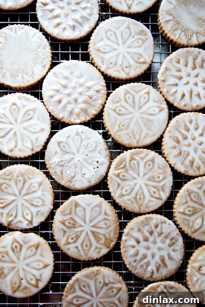 Brown Butter Muscovado Stamped Christmas Cookies 16 Stamped spiced brown butter muscovado cookies with maple glaze.
