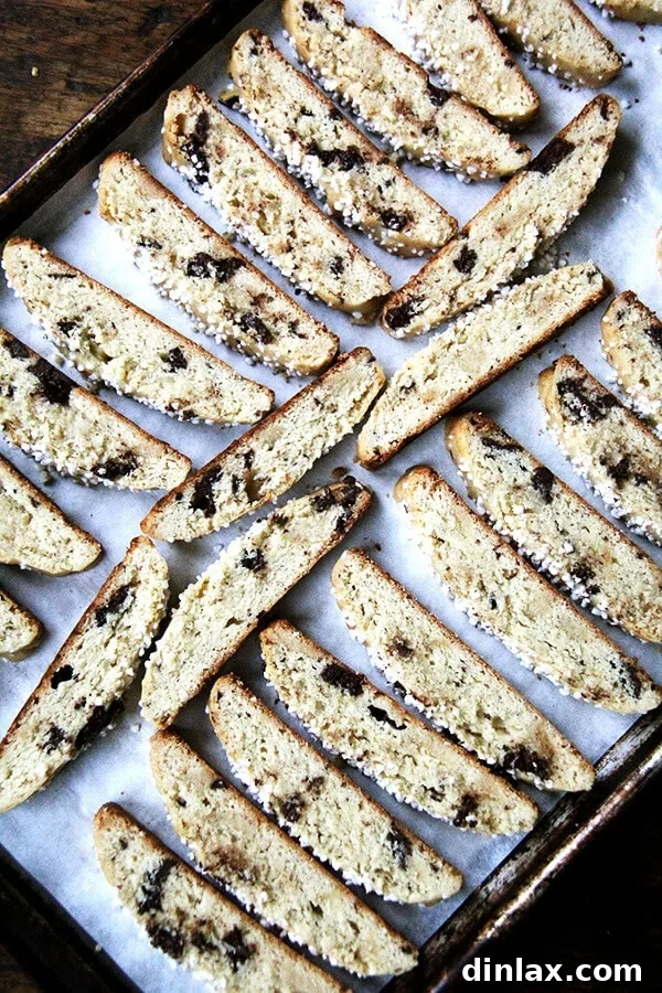 Molly Yeh's Mandel Bread with Marzipan and Sea Salt