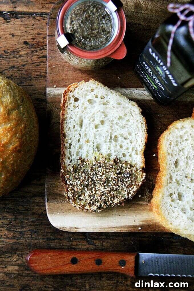 15 Savory Homemade Gifts for Every Season 12 Bread with dukkah, showing the versatile spice blend.