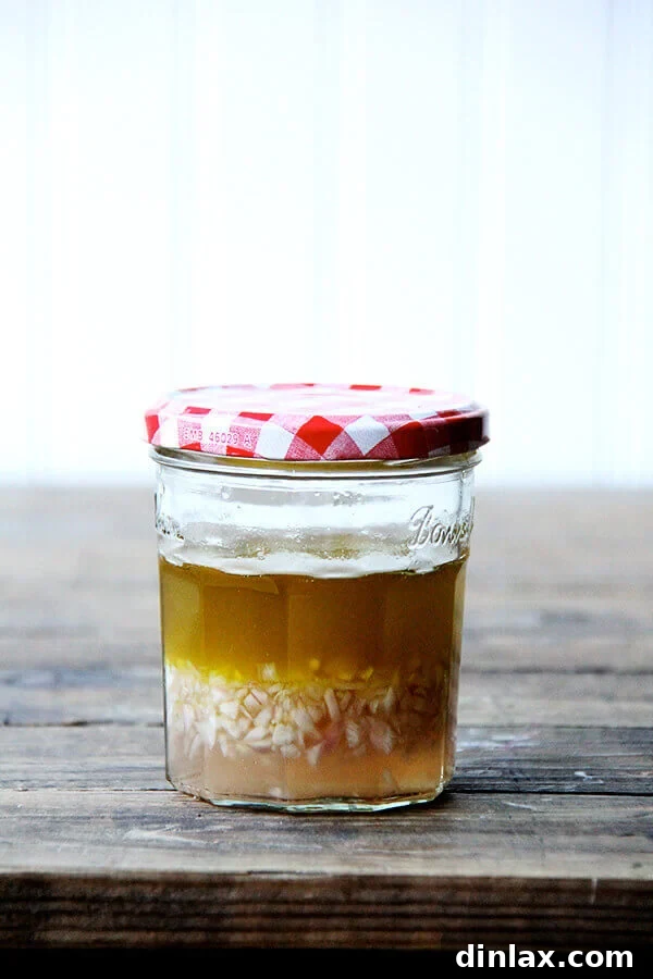 15 Savory Homemade Gifts for Every Season 18 Homemade Shallot Vinaigrette, a versatile and fresh salad dressing.