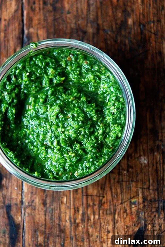 15 Savory Homemade Gifts for Every Season 10 Skhug, also known as green harissa, a vibrant and spicy Middle Eastern condiment.